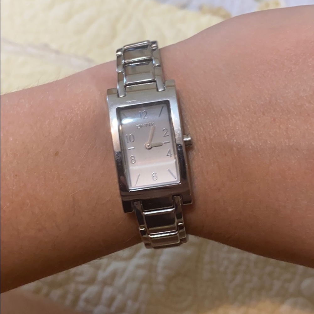 DKNY silver watch
